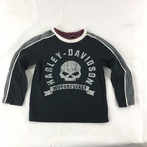 Harley Davidson Motorcycles Long Tee Kids 6